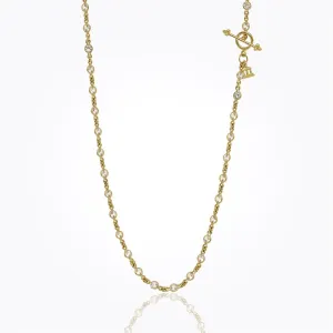 18K Classic Long Chain Necklace