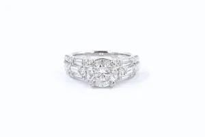 2.04 ct Round Brilliant Cut GSI Diamond Ring