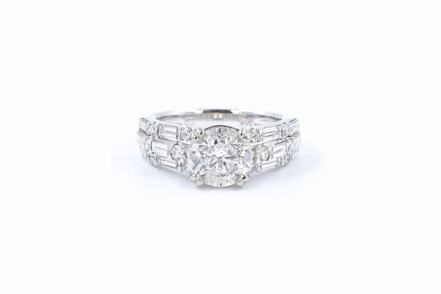 2.04 ct Round Brilliant Cut GSI Diamond Ring