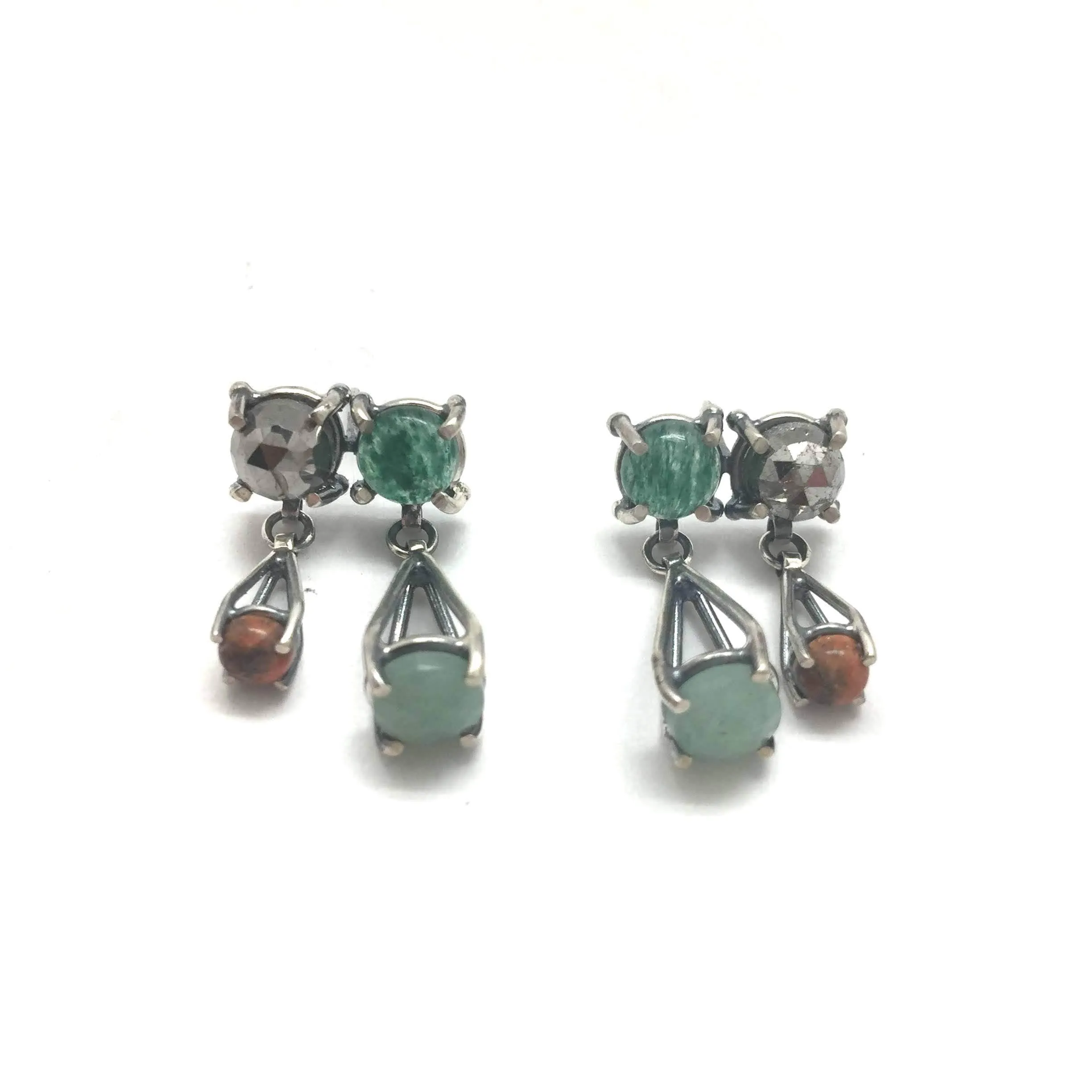 4 Stone Sway Earrings