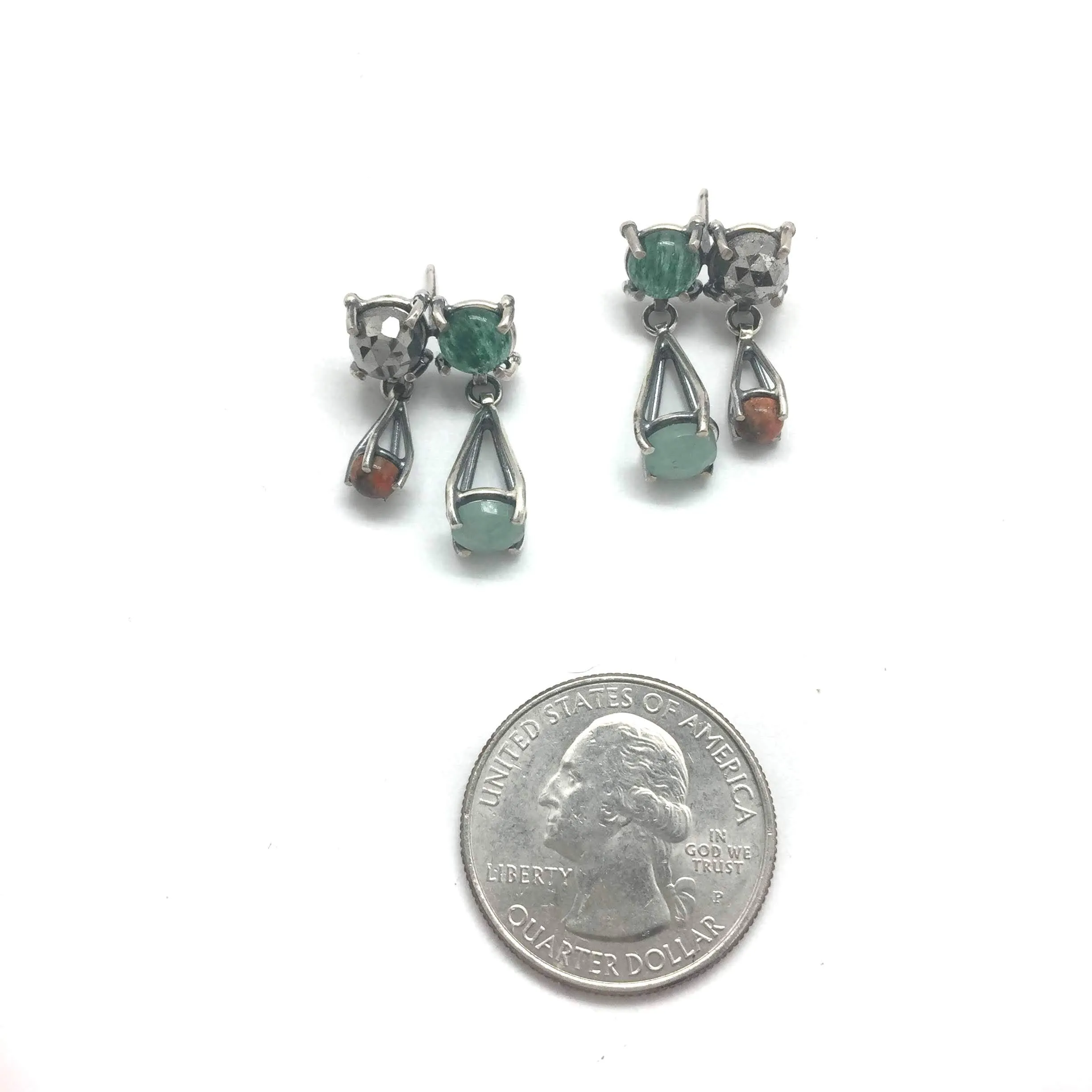 4 Stone Sway Earrings