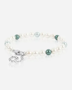 6mm Pearl Bracelet - Blue Alternate