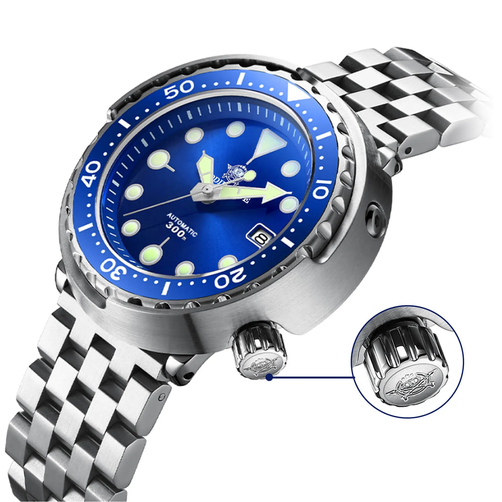 ADDIESDIVE® Tuna 300M Automatic Diver Watch Tuna Diver 3Colors ( MY-H5)