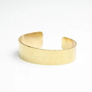 Amanda Moran Designs Handmade Tapered Hammered Brass Cuff Bracelet