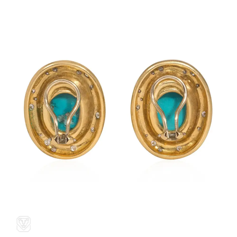 Angela Cummings, Tiffany & Co. turquoise earrings