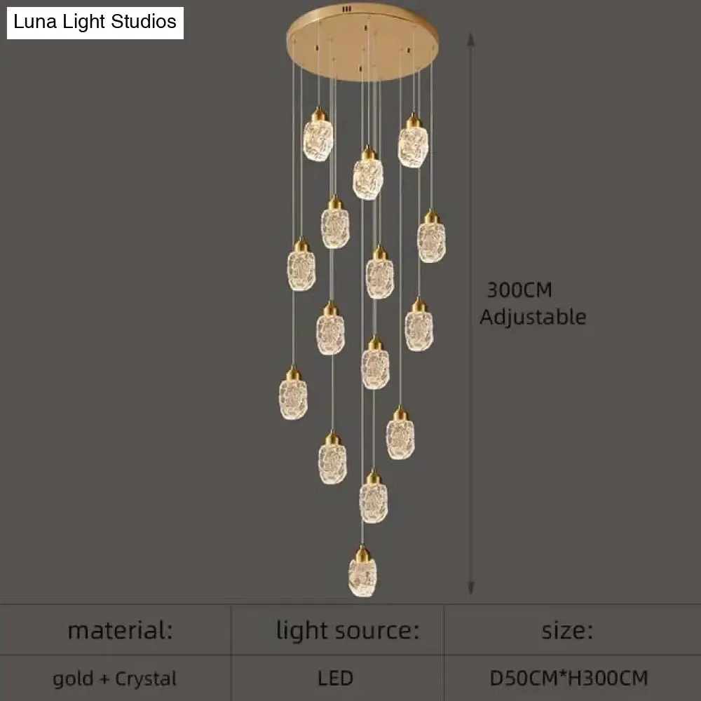 Astrea - Modern LED Crystal Chandelier