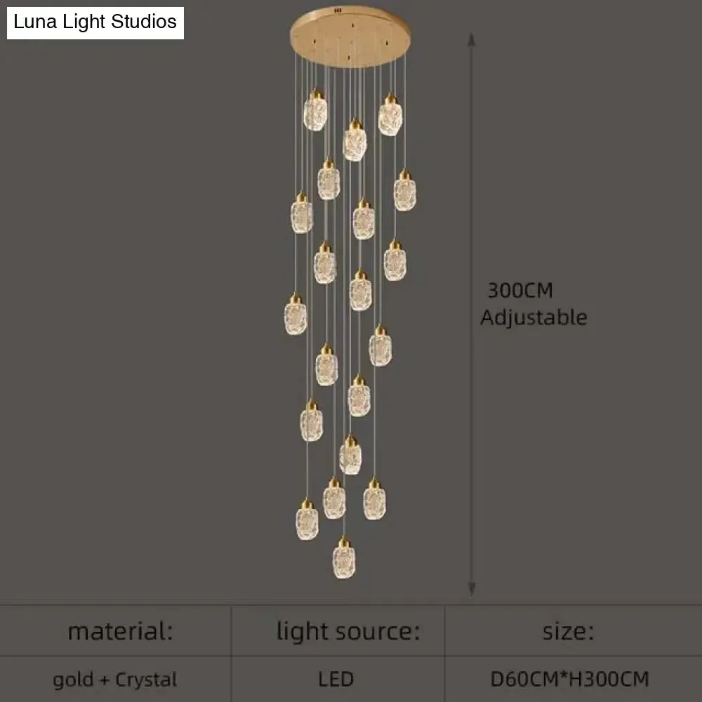 Astrea - Modern LED Crystal Chandelier