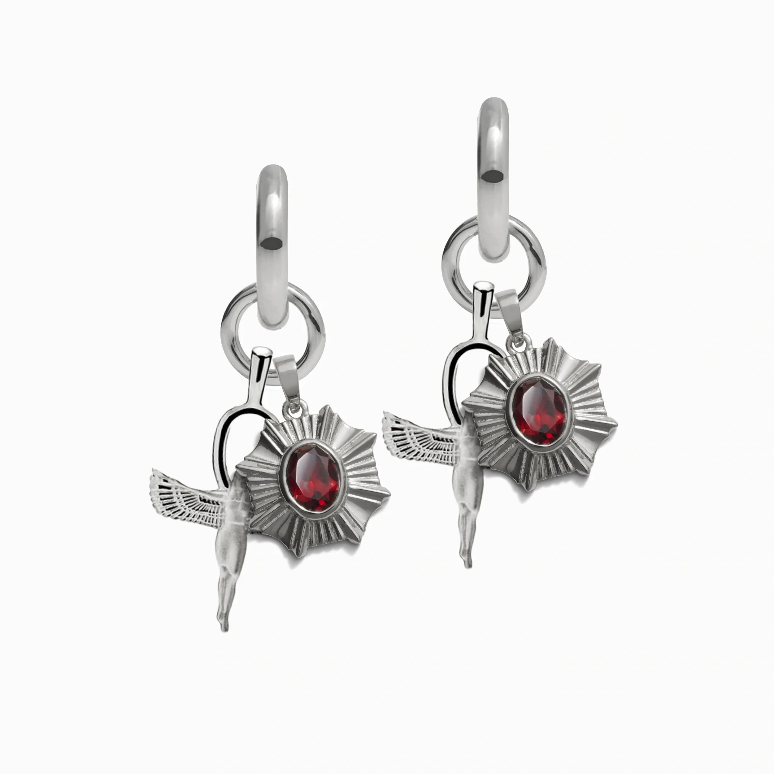 Aura of Isis Charm Earrings