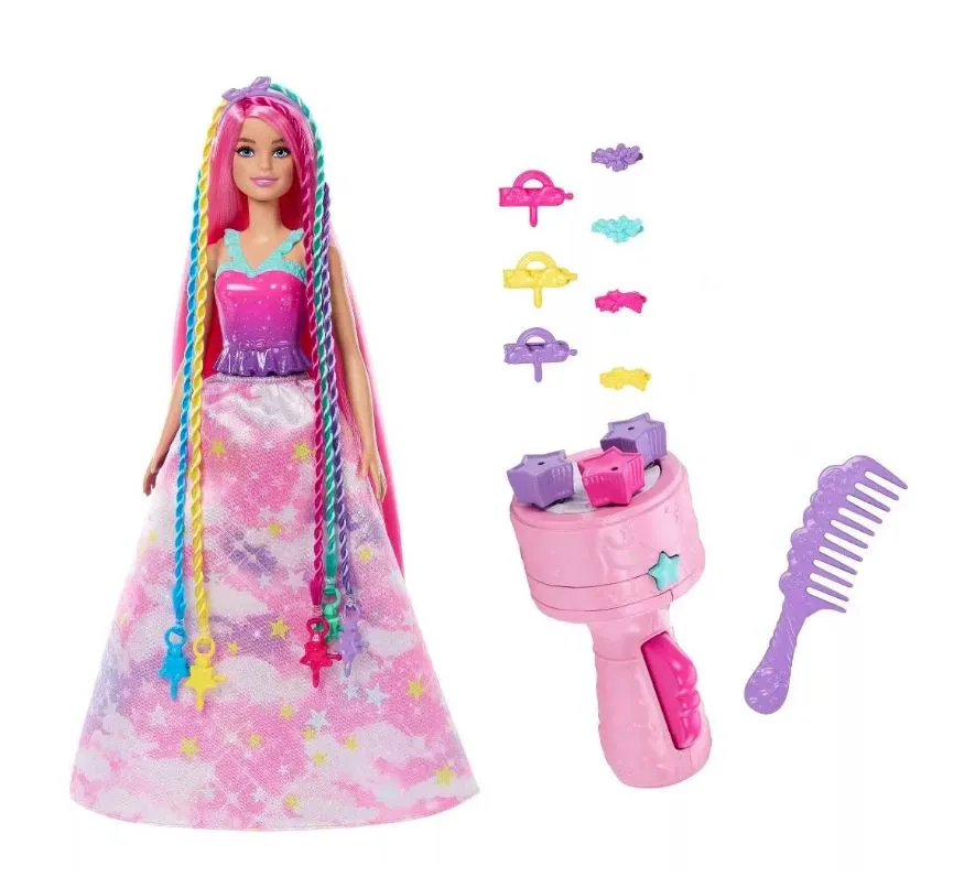 Barbie Dreamtopia Twist & Style Hair Doll