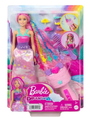 Barbie Dreamtopia Twist & Style Hair Doll