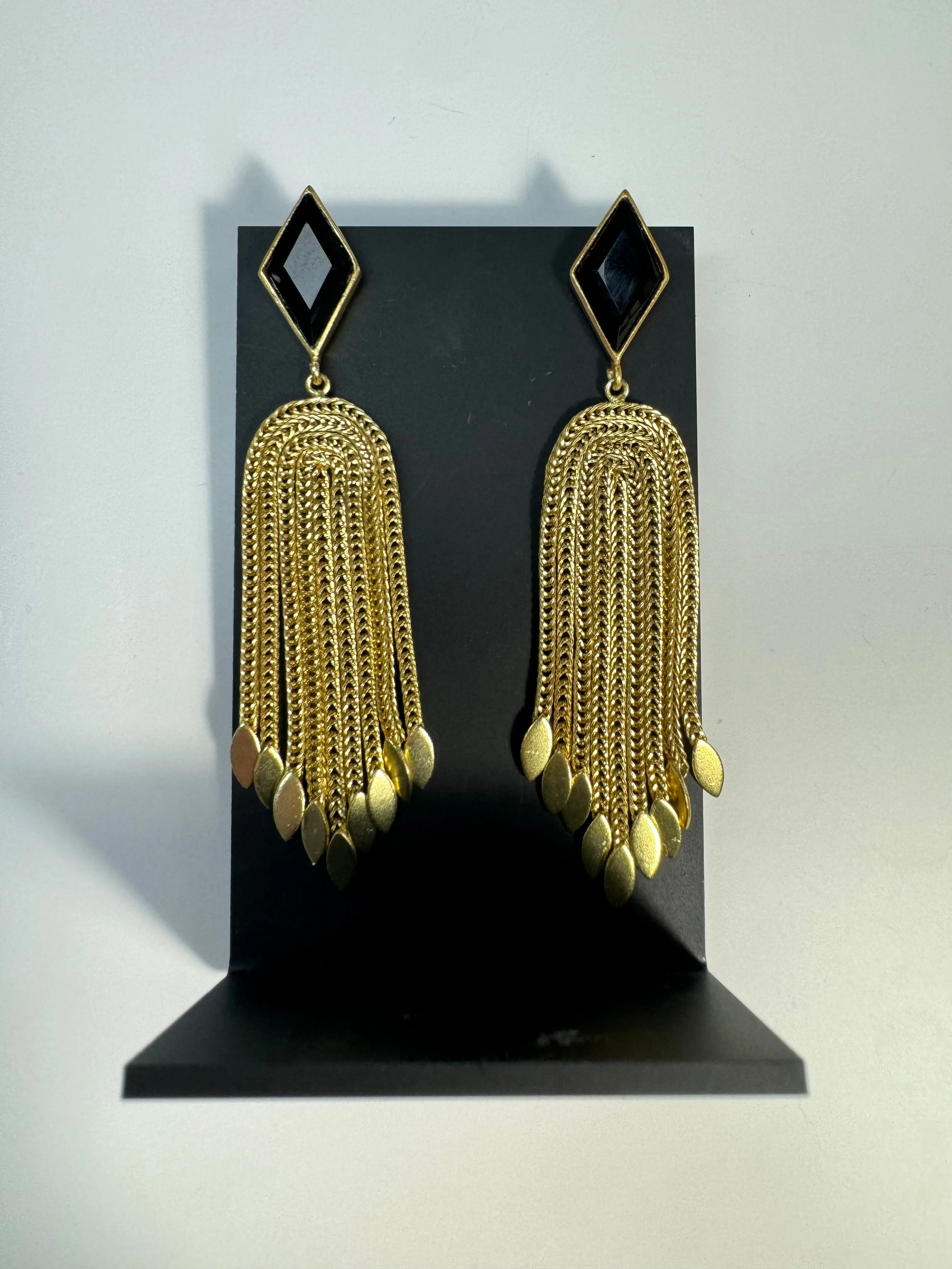 Black Onyx Tales Earrings