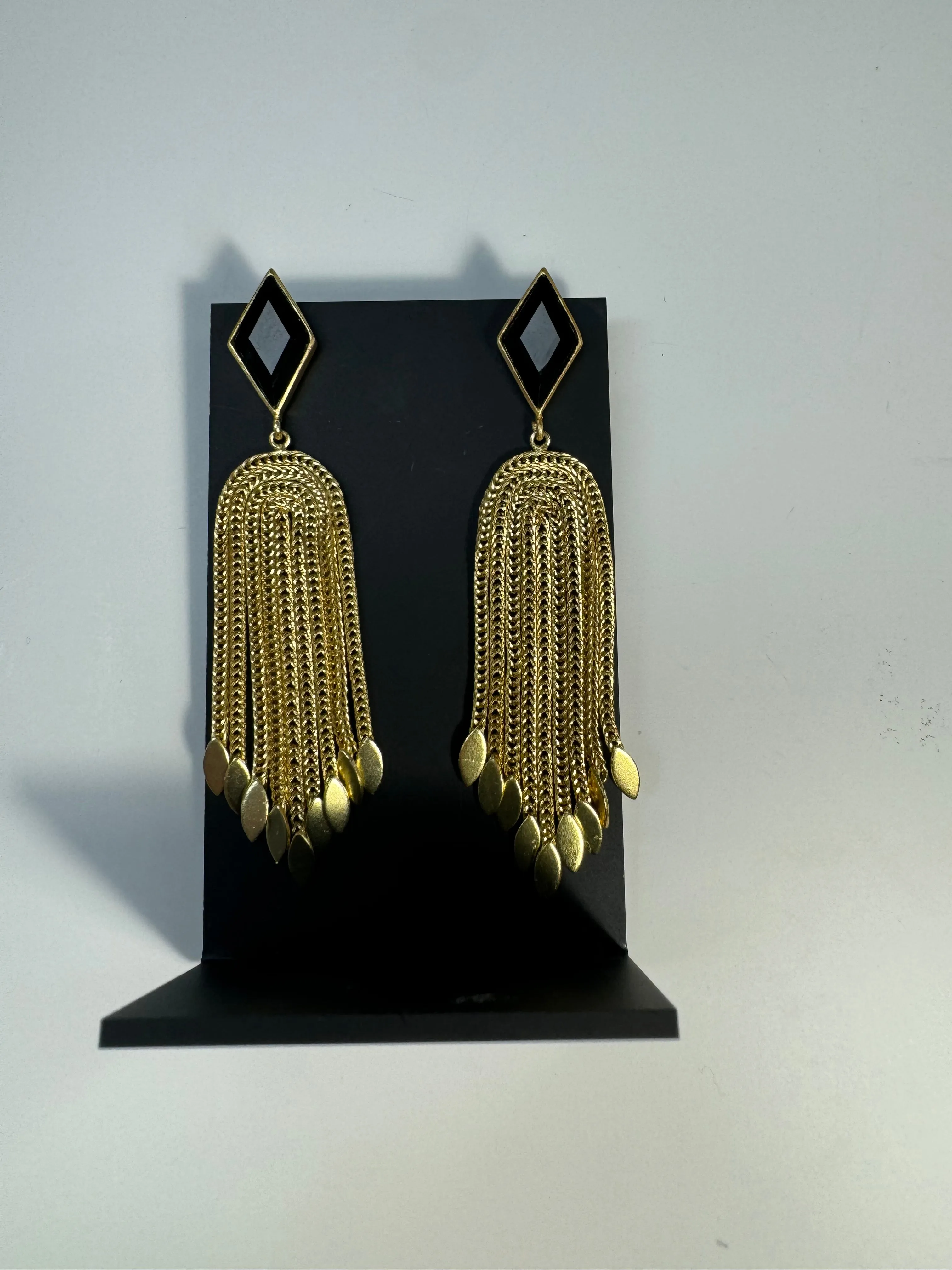 Black Onyx Tales Earrings