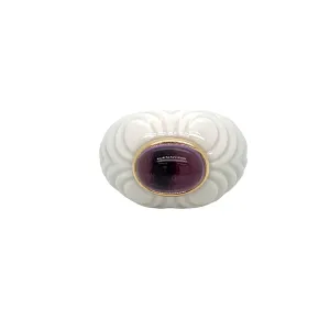 Bulgari Chandra Porcelain Tourmaline Gold Ring