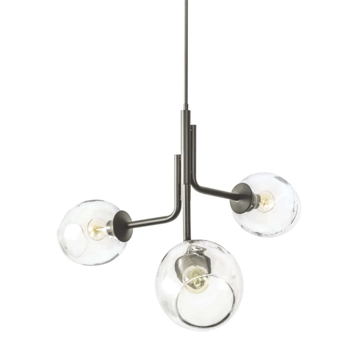 Caledonia Chandelier with 3 Globes