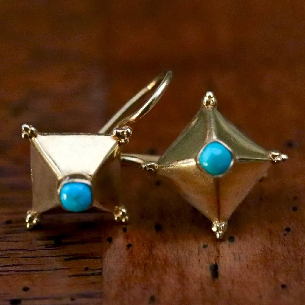 Cestius Turquoise Earrings