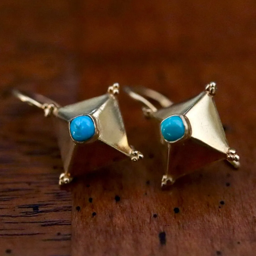 Cestius Turquoise Earrings