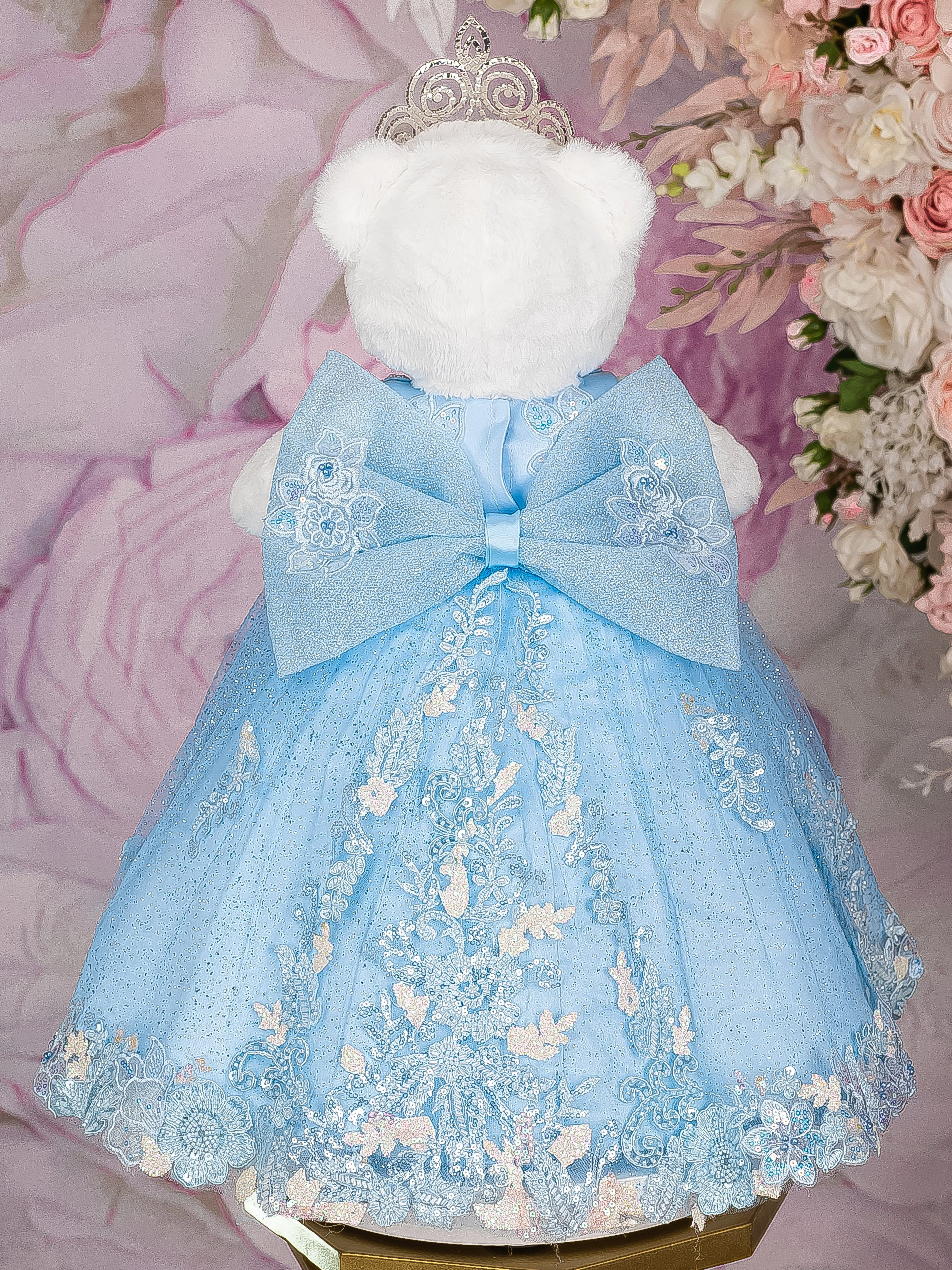 Cinderella theme Teddy Bear for Quinceanera