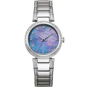 Citizen Eco-Drive Silver EM0840-59N Womens Watch