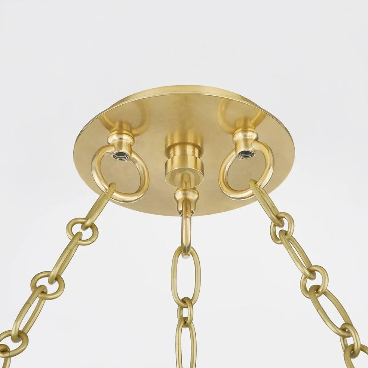 Citrine 49 in. 15 lights LED Chandelier vintage brass Finish