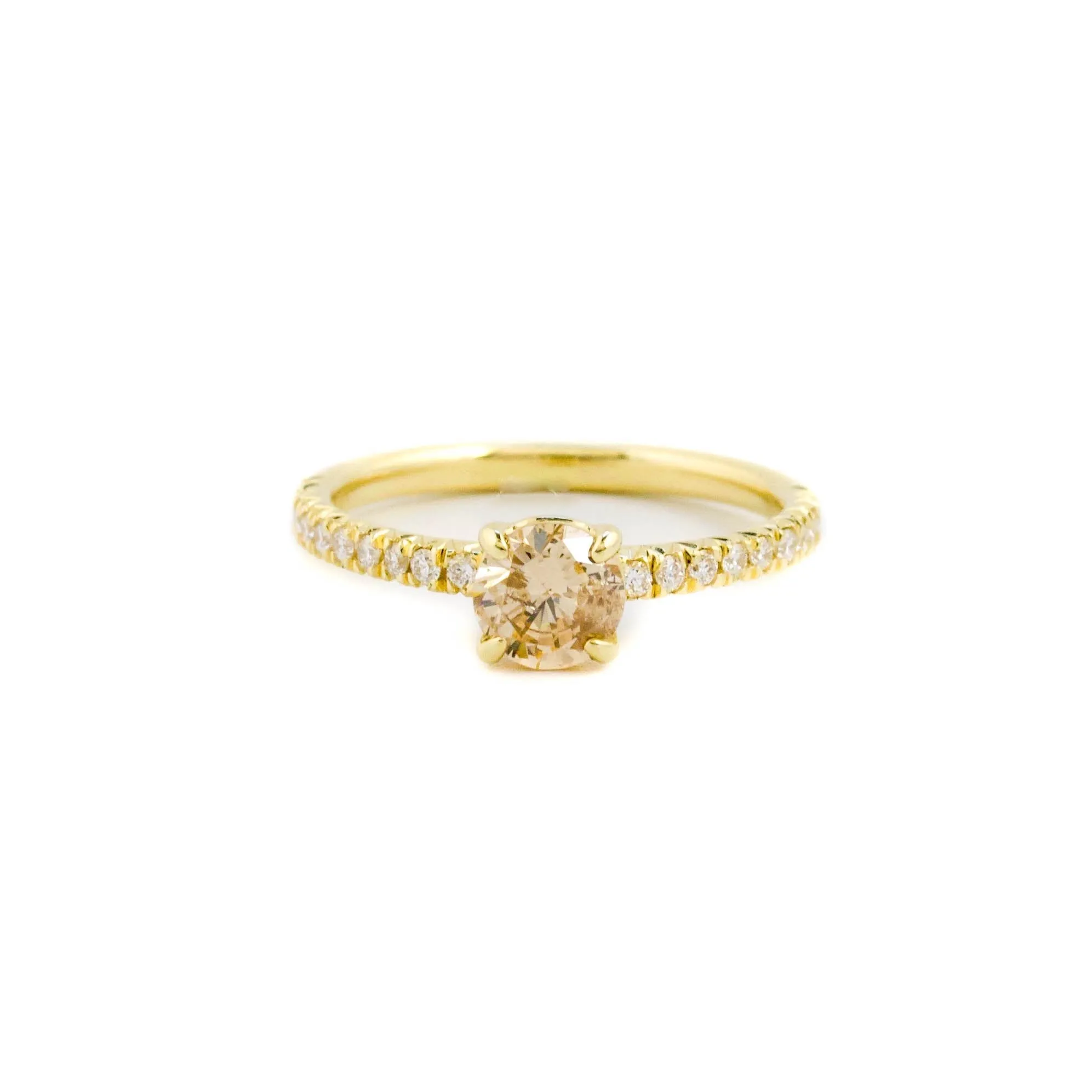 Cognac Diamond Ring