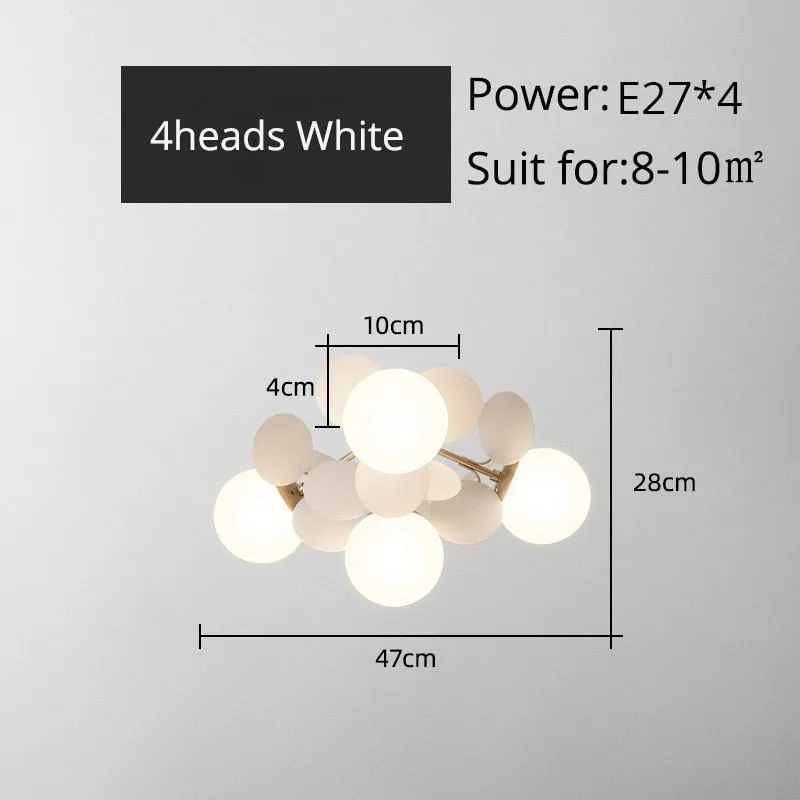 Colorful Flash LED Modern Chandelier