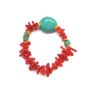 Coral Splash Bracelet