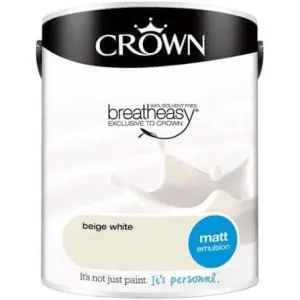 Crown Beige White Matt Paint