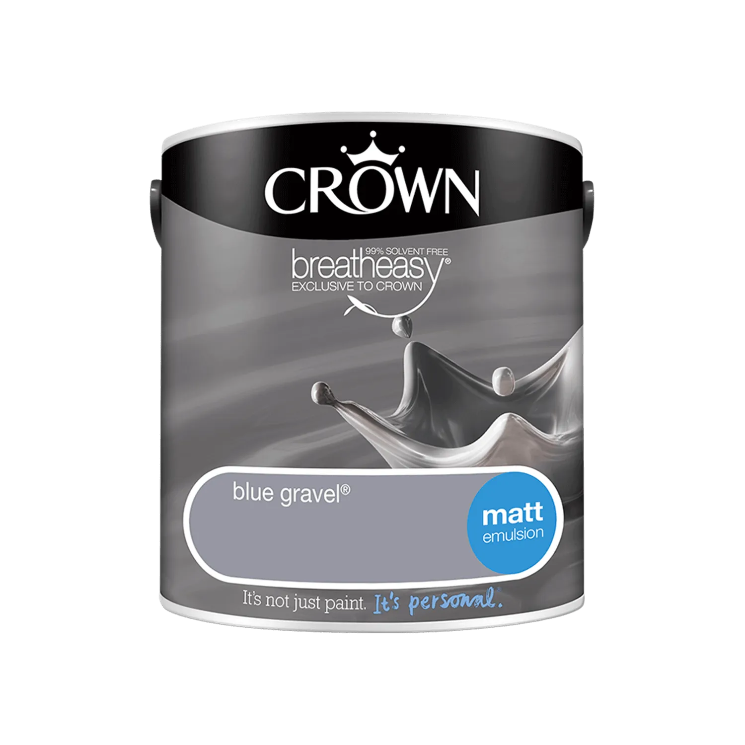 Crown Vinyl Matt Blue Gravel 2.5L