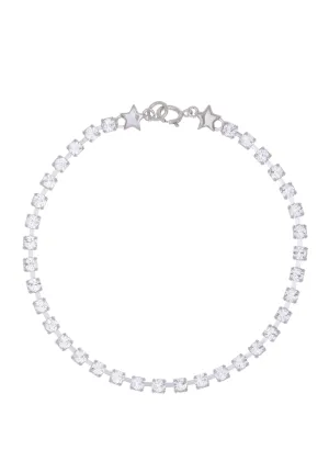 Crystal Bracelet in Silver - Crystal