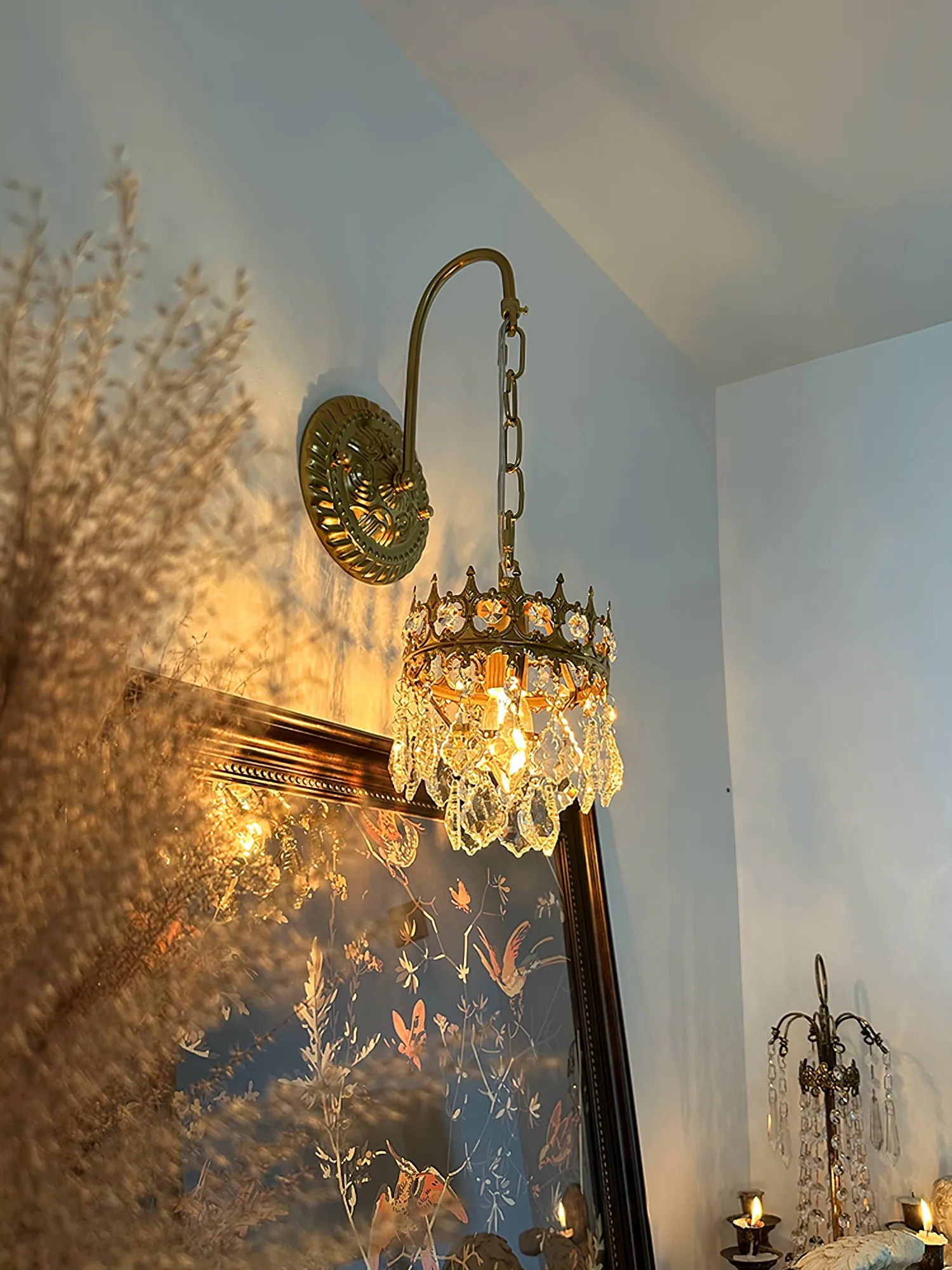 Crystal Crown Sconce