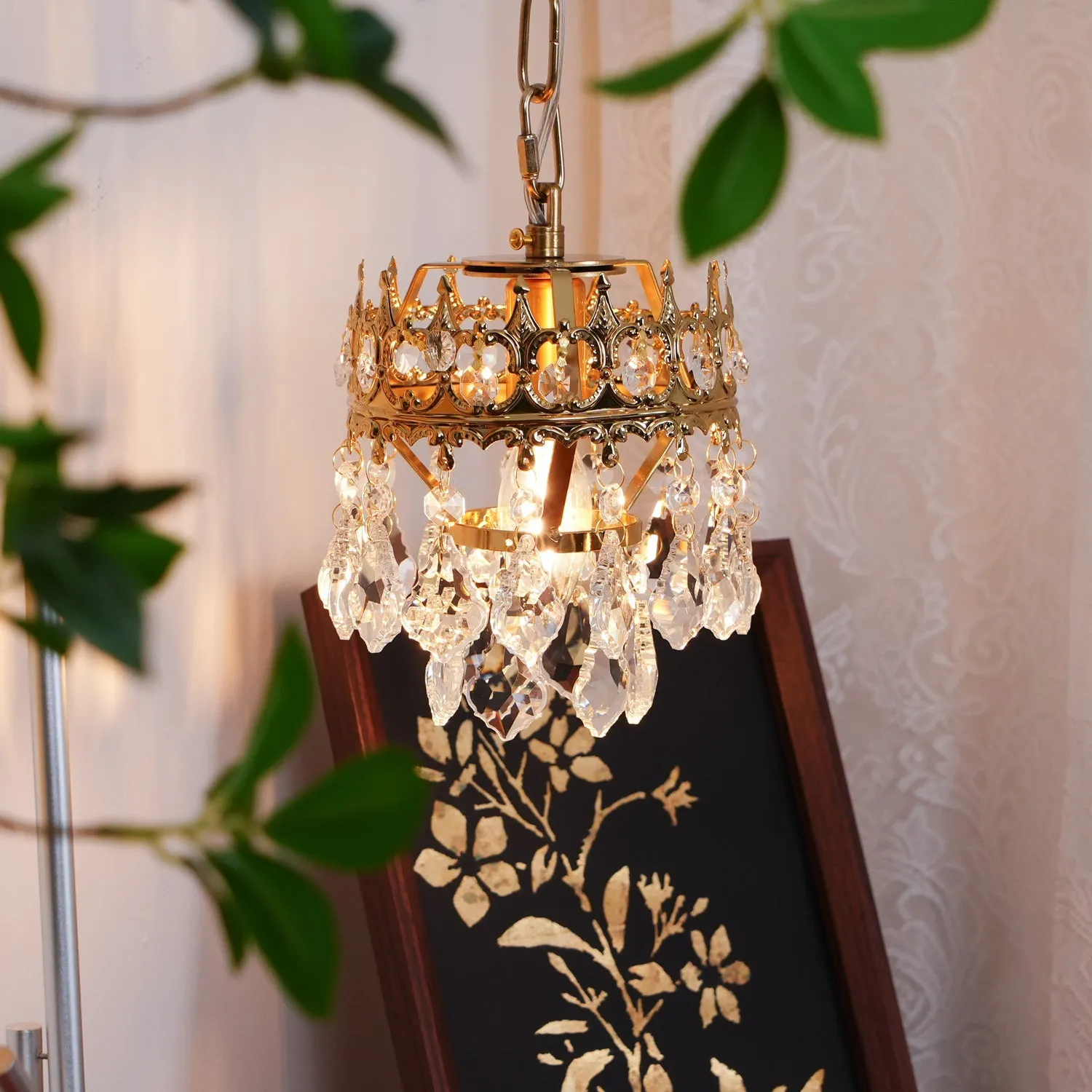 Crystal Crown Sconce