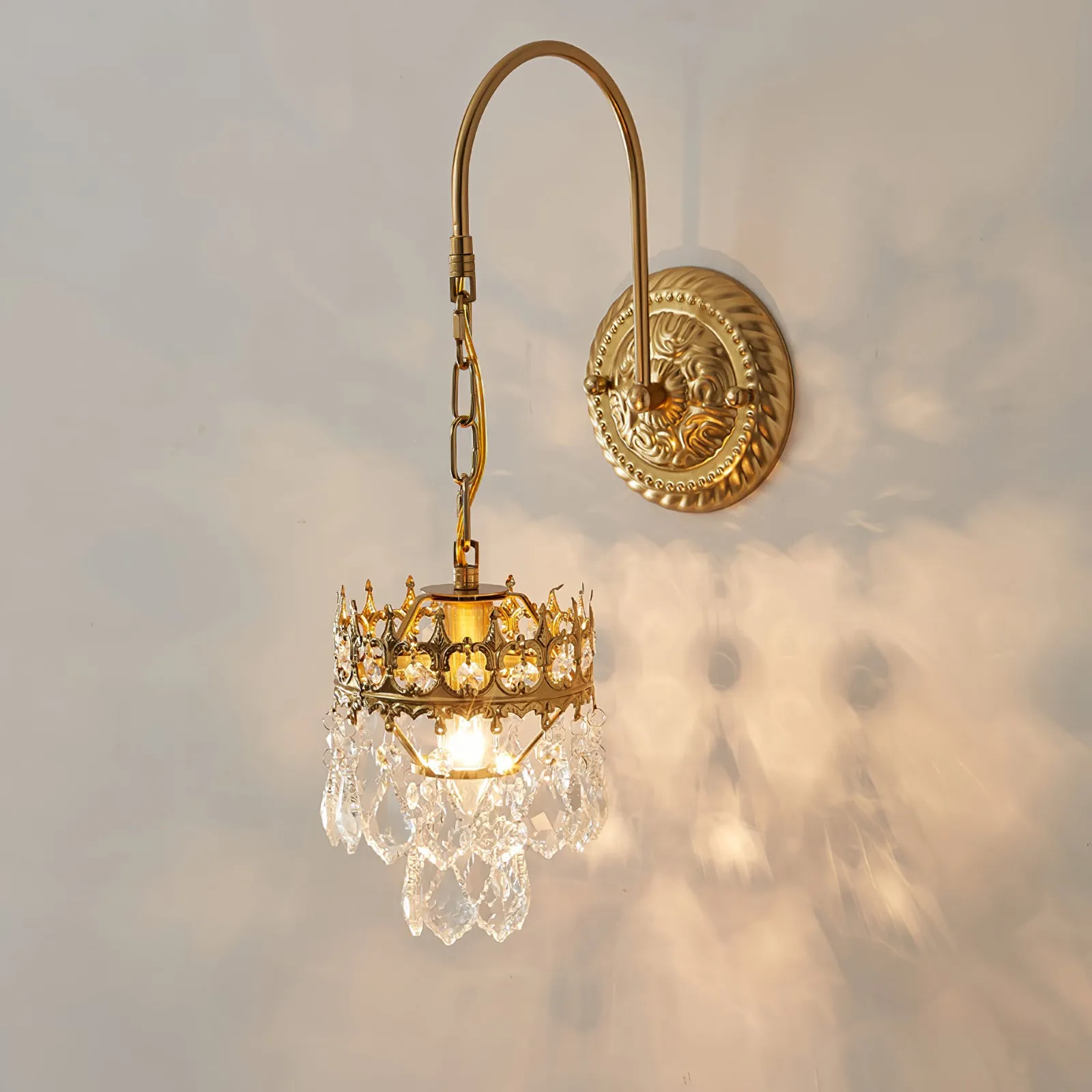 Crystal Crown Sconce