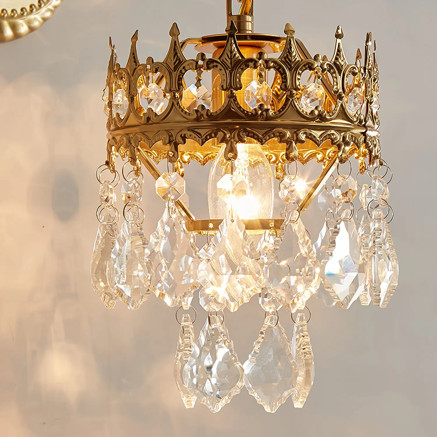 Crystal Crown Sconce