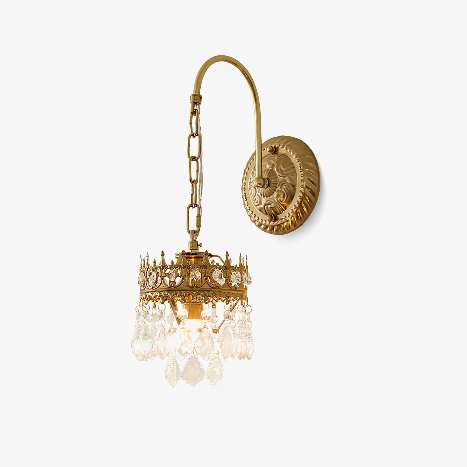 Crystal Crown Sconce