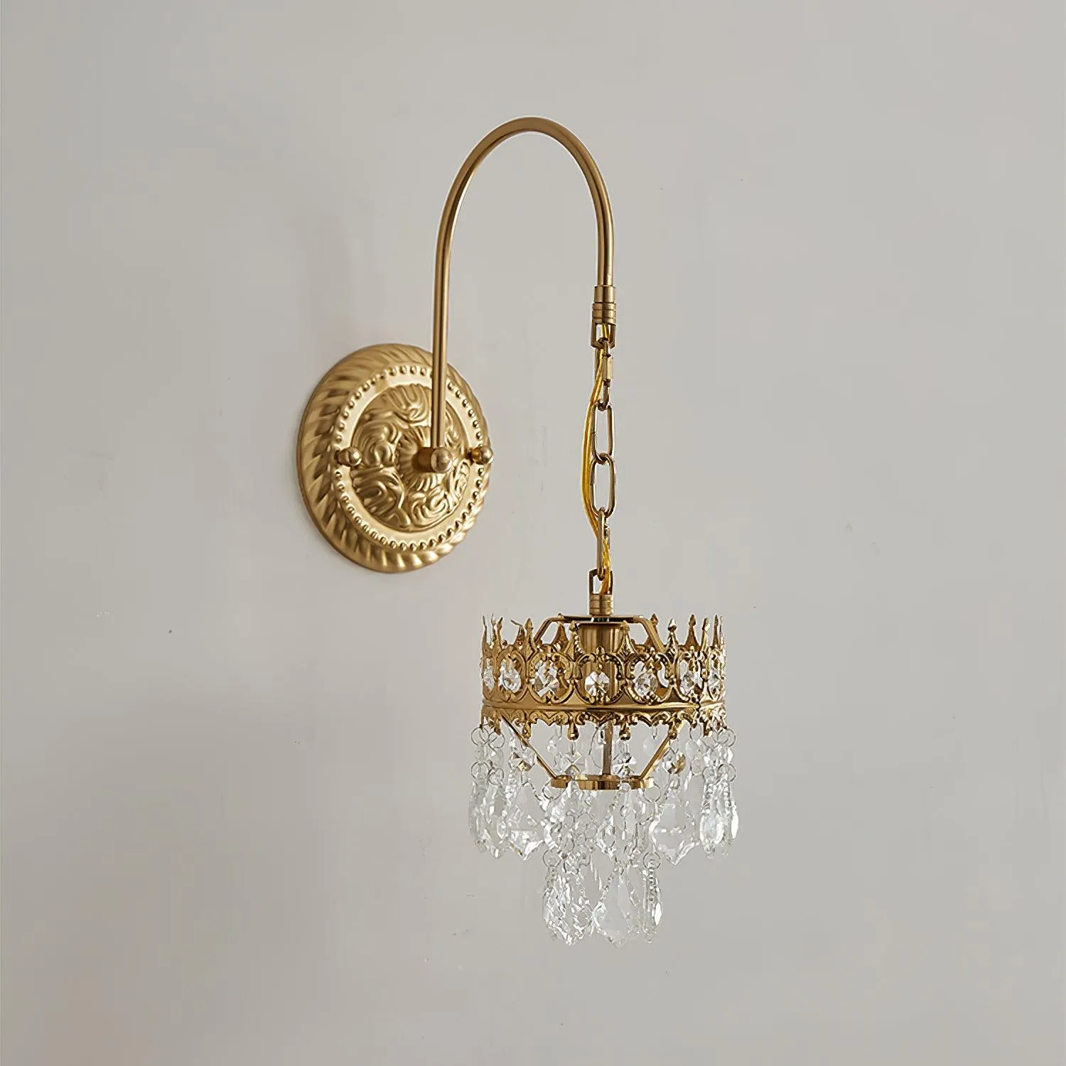 Crystal Crown Sconce