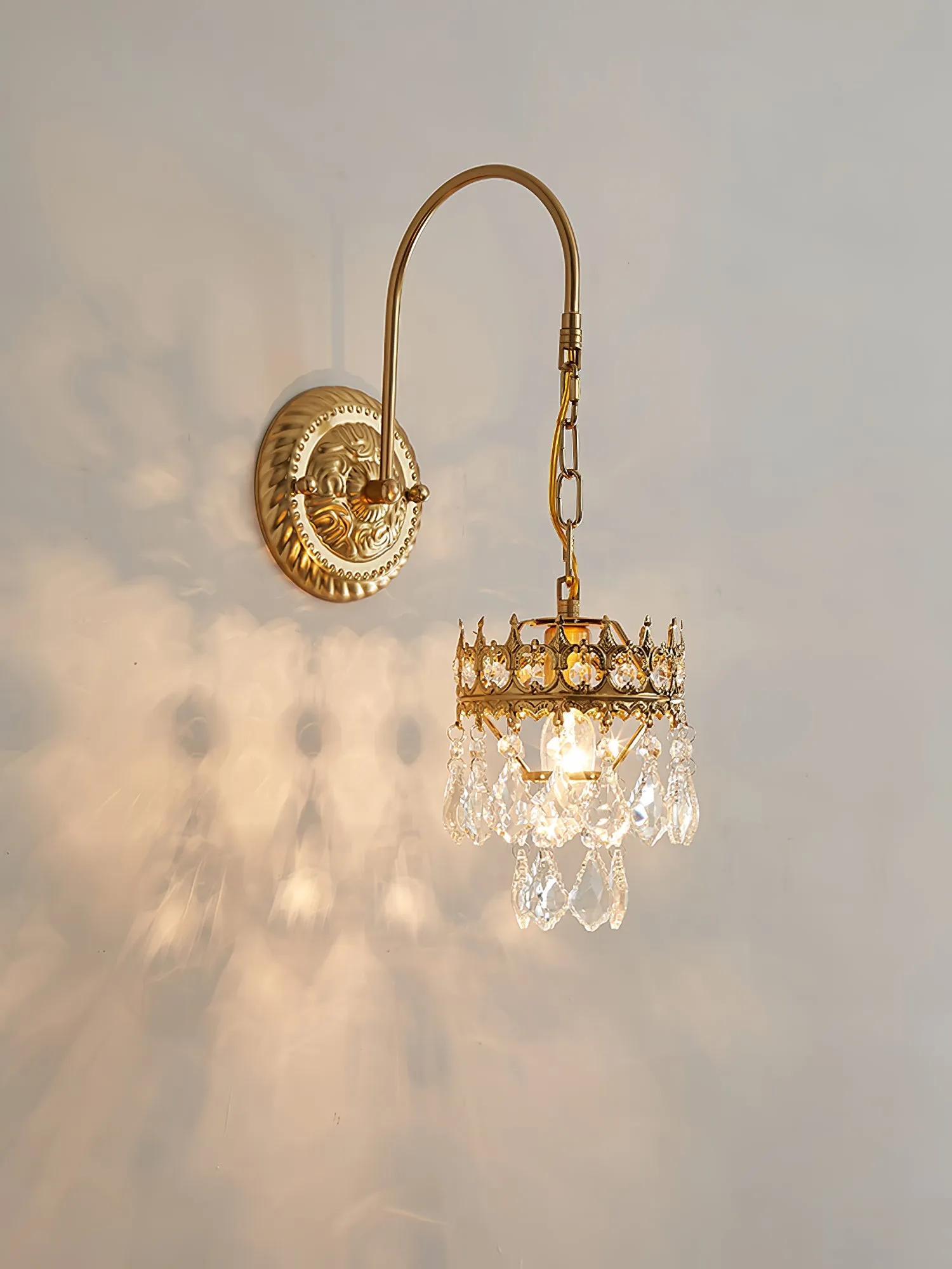 Crystal Crown Sconce