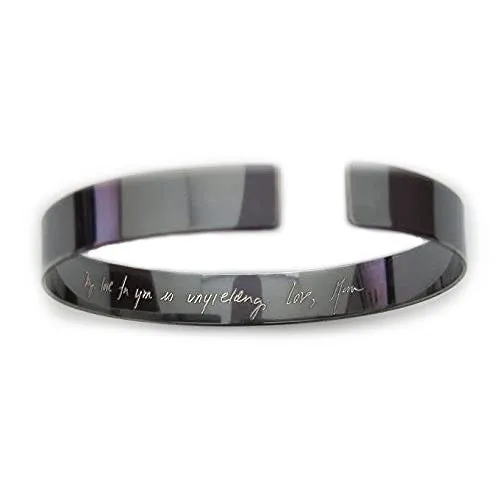 Custom Handwriting Engraved Bracelet