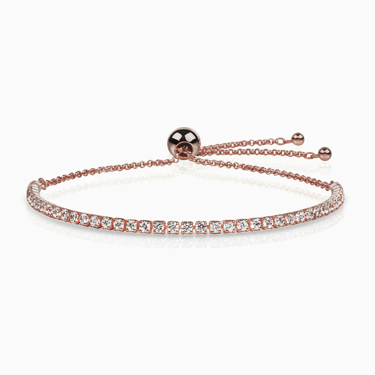 Dazzling Tennis Slider Bracelet