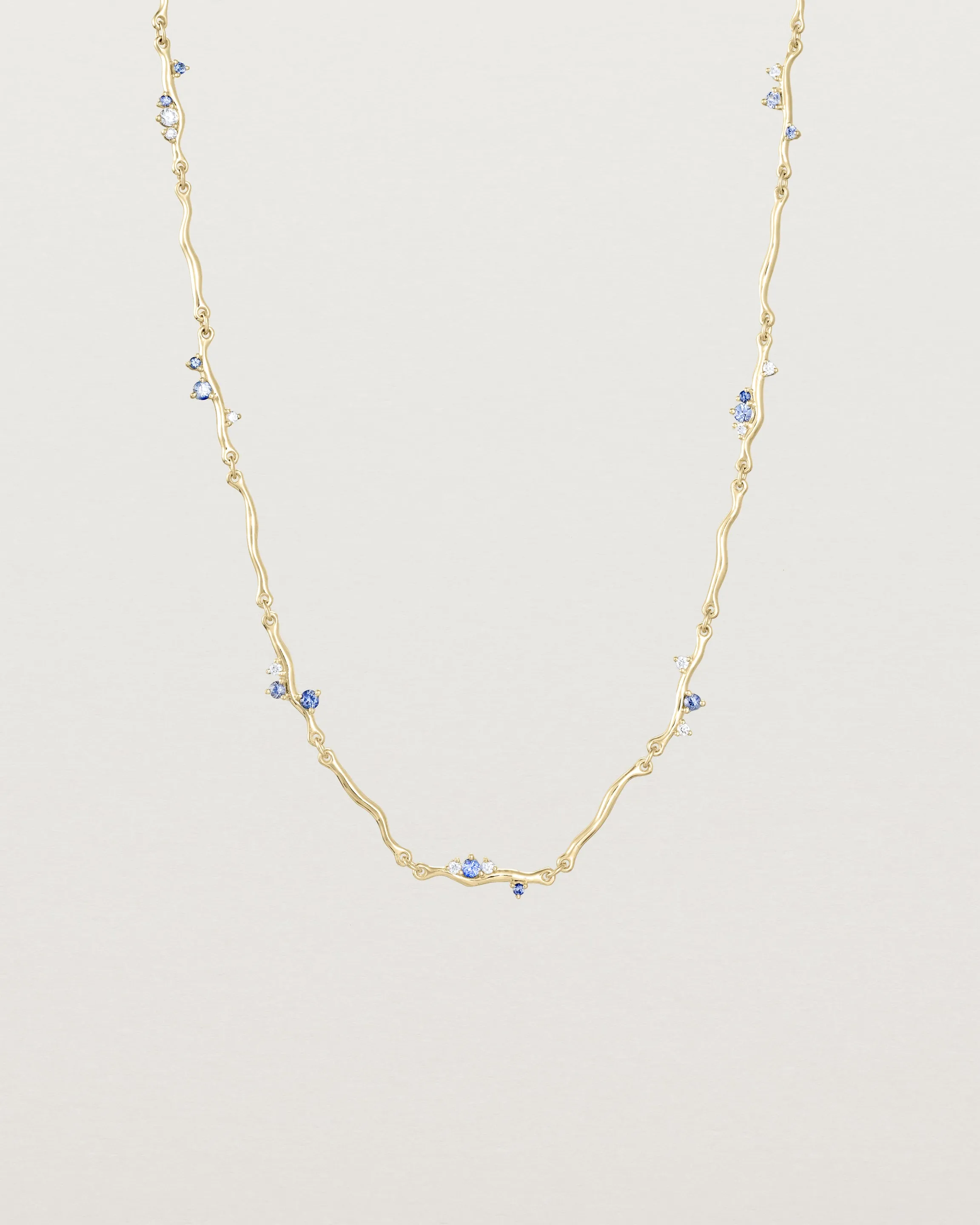 Demi Ember Necklace | Diamond & Ceylon Sapphire