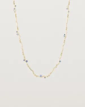 Demi Ember Necklace | Diamond & Ceylon Sapphire