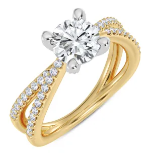 Diamond Semi-Mount Engagement Ring