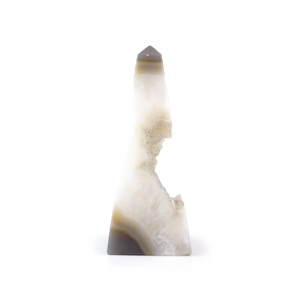 Druzy Agate Obelisk