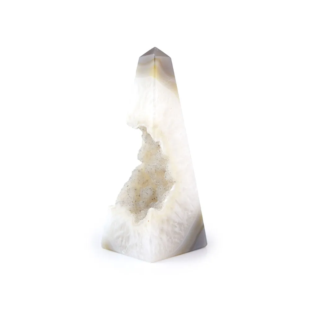 Druzy Agate Obelisk