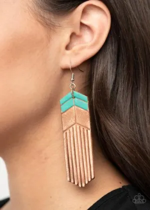 Earrings DESERT TRAILS - BLUE E67