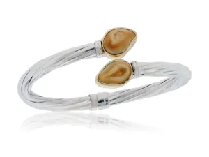 Elk Tooth Ivory Cuff Bracelet