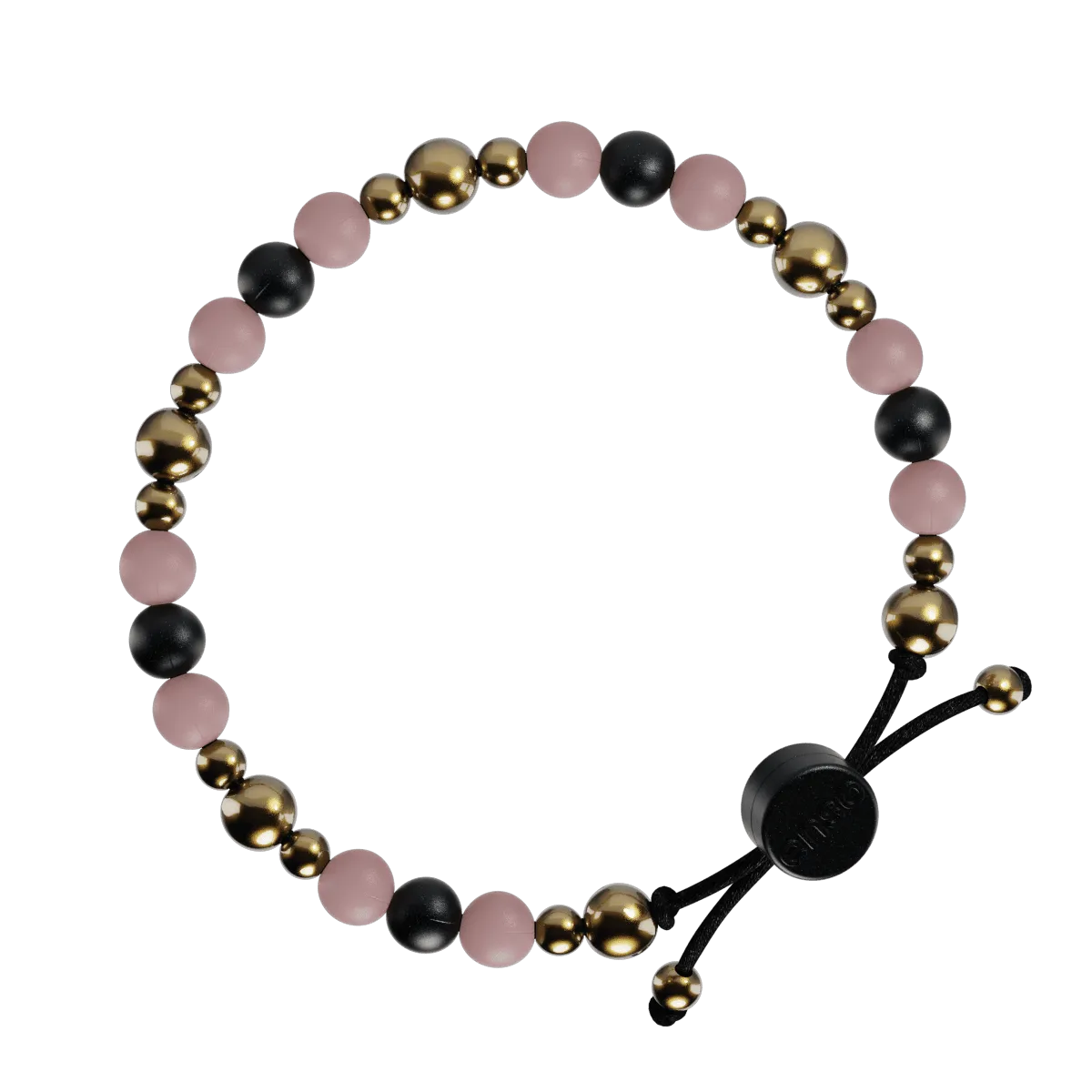 Embrace Bracelet - Pink Sand, Black Pearl, & Gold