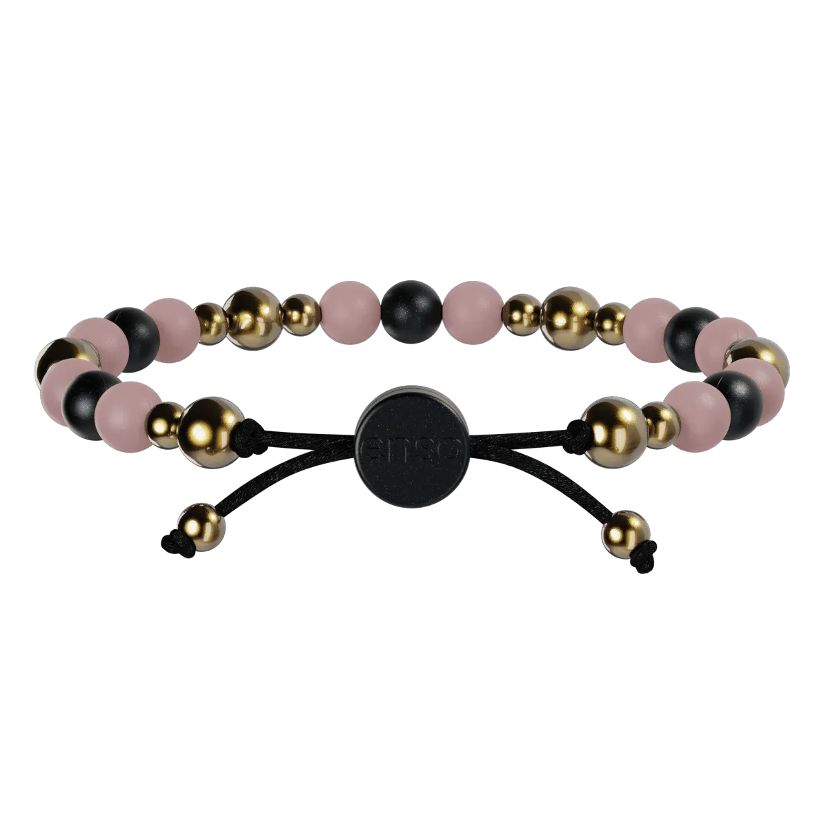 Embrace Bracelet - Pink Sand, Black Pearl, & Gold