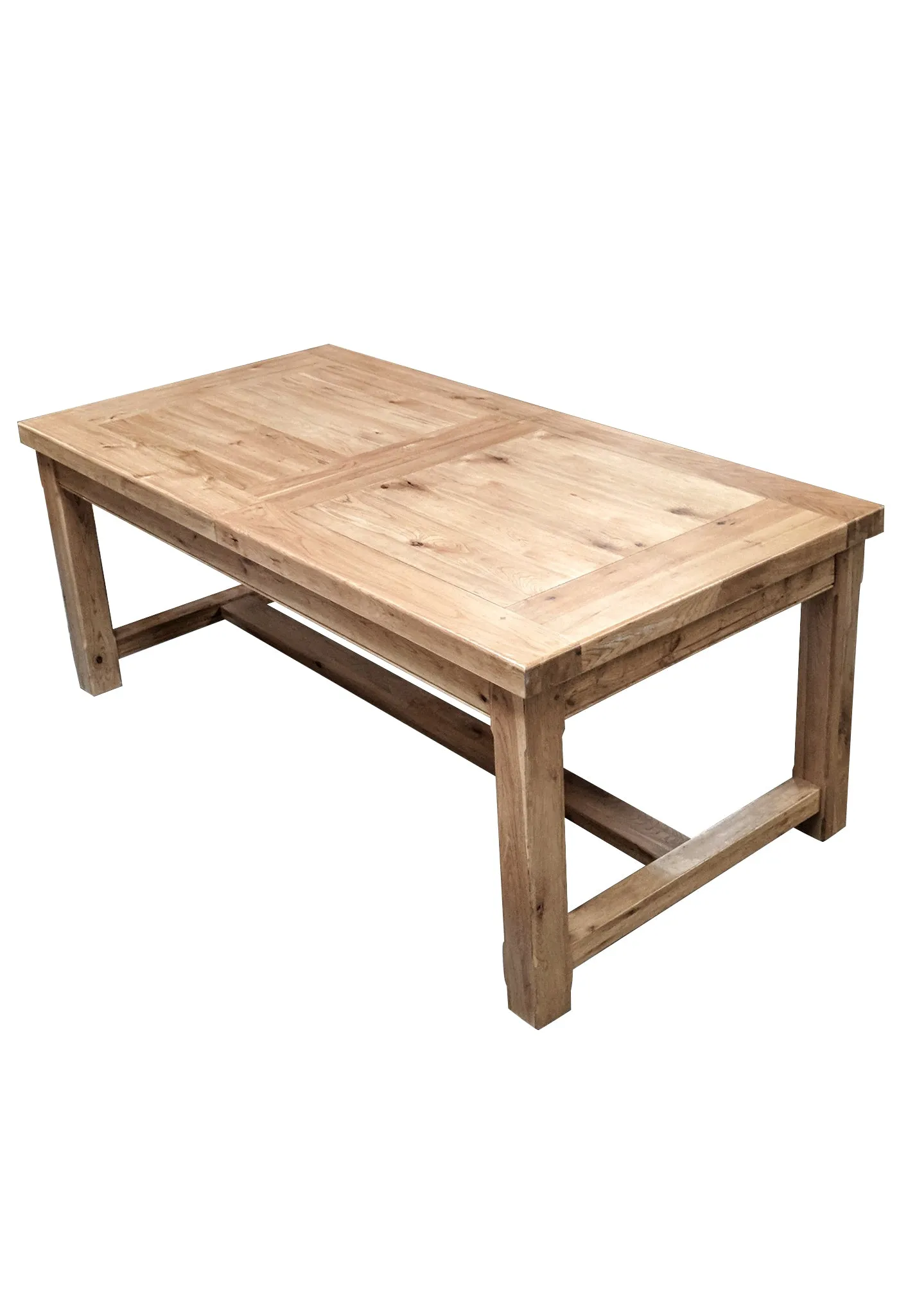 Empire Classic Grand solid oak extending dining table - Blonde oak range