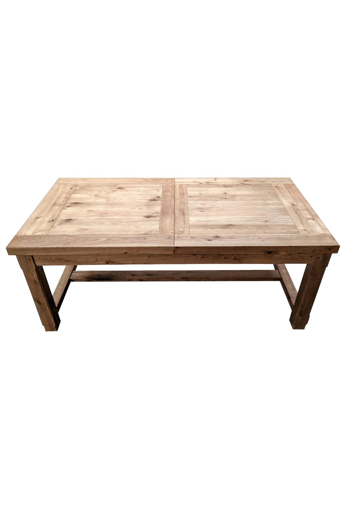 Empire Classic Grand solid oak extending dining table - Blonde oak range