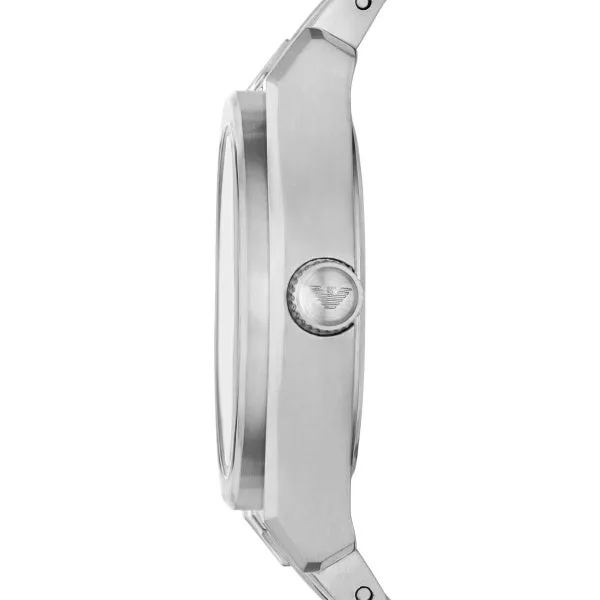 Emporio Armani Federica Stainless Steel Mother Of Pearl Quartz Ladies Watch